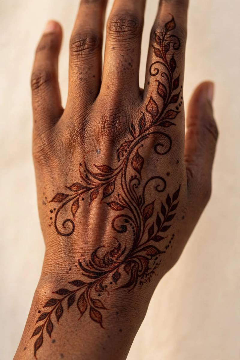 Gulf Arabic Henna Styles: UAE, Saudi & Beyond — henna design inspiration
